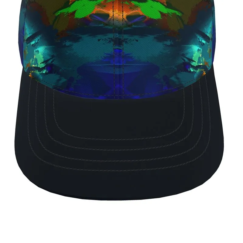 "Subtle Rainbow Color Explosion" Baseballl Cap