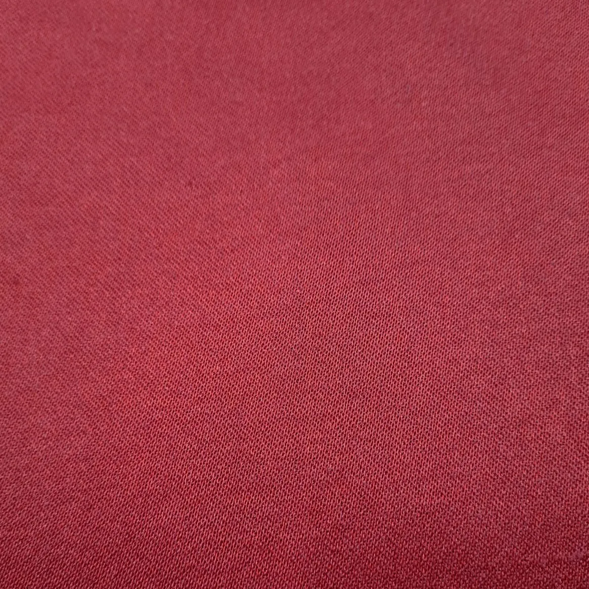 Red Maroon Solid Cotton Satin Fabric