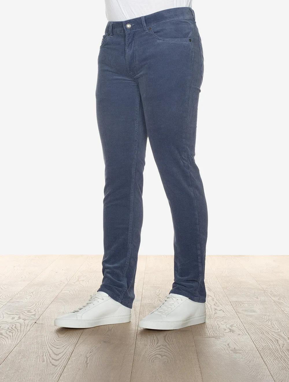 Regular Cord Jeans Dusty Navy