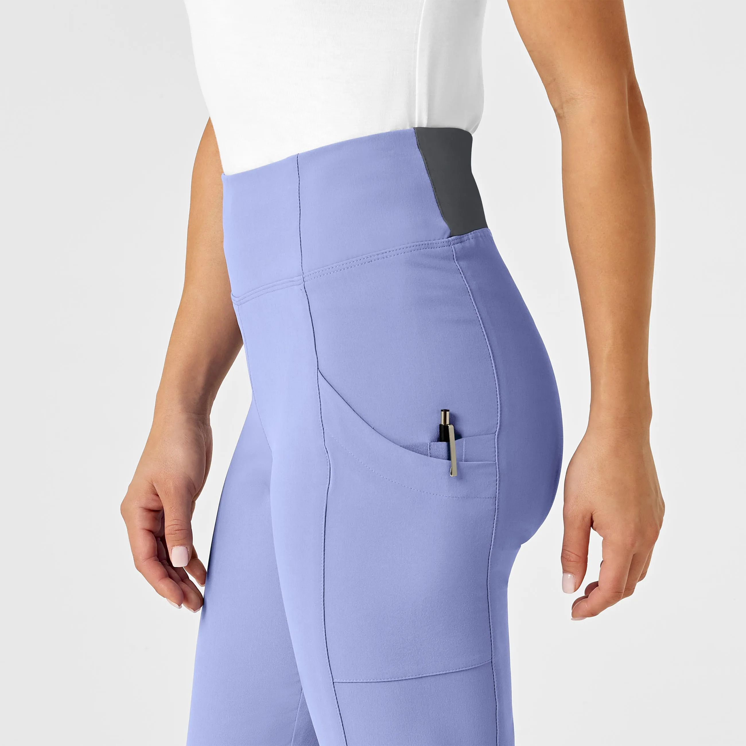 RENEW Women's High Waist Power Pant - Ceil Blue