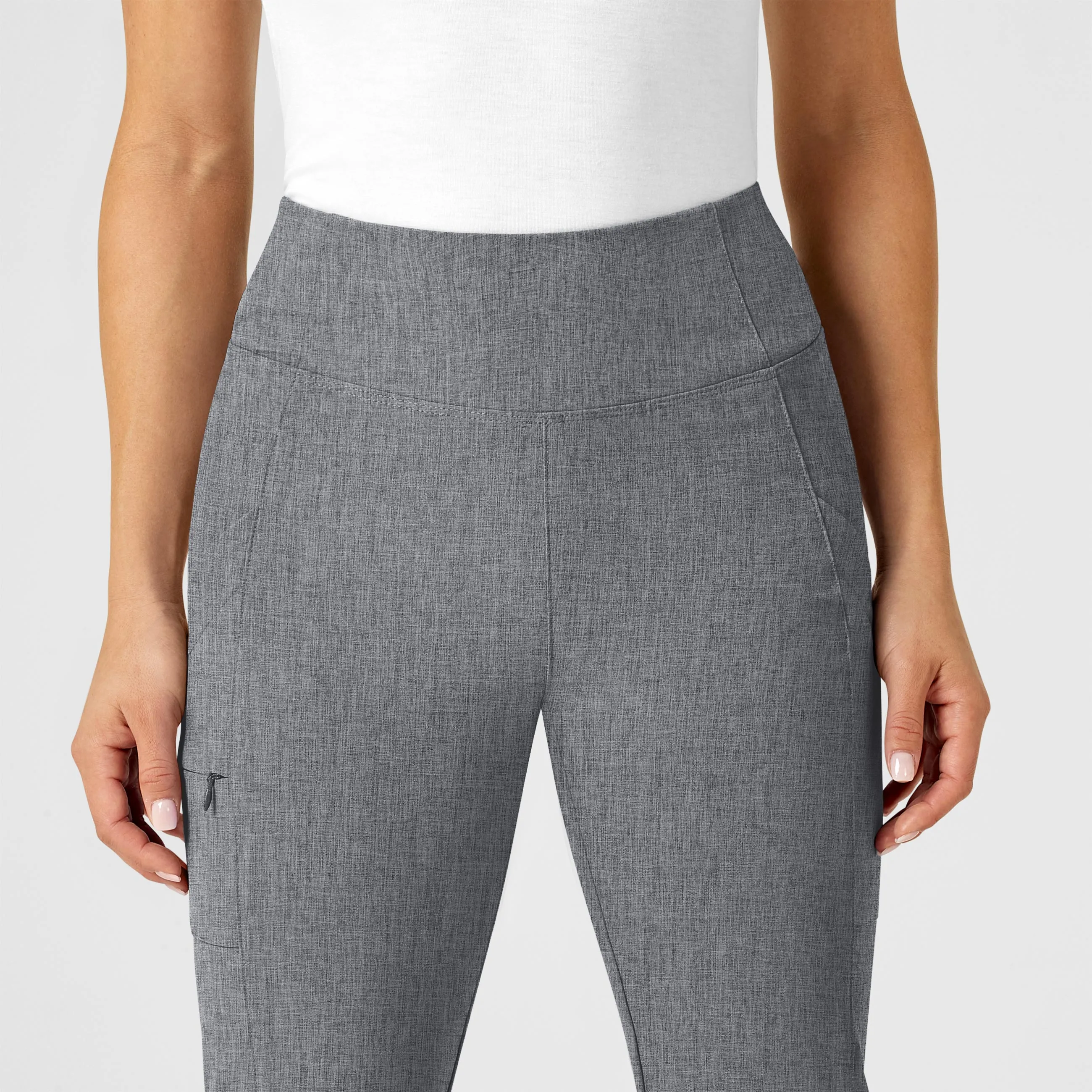 RENEW Women's High Waist Power Pant - Grey Heather