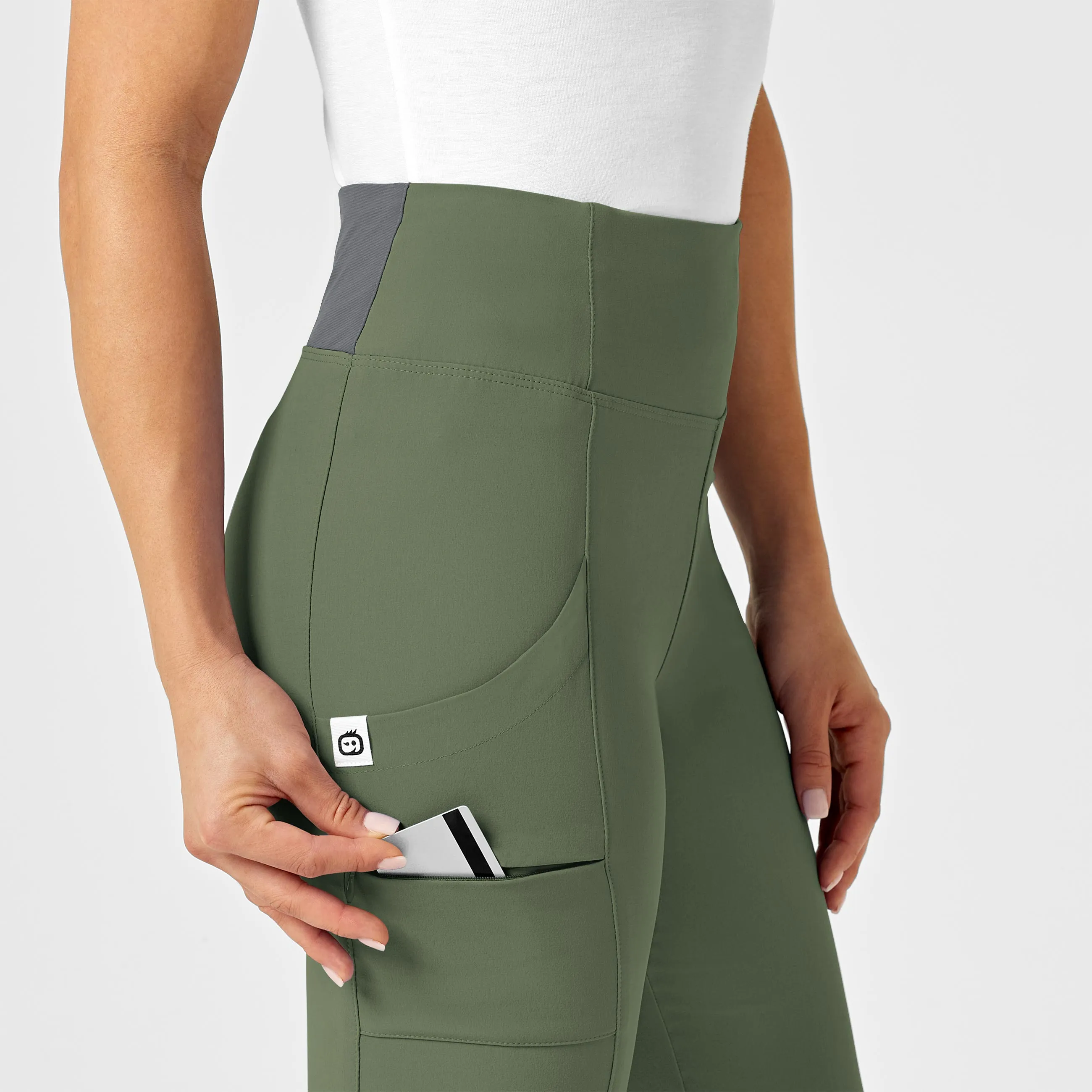 RENEW Women's High Waist Power Pant - Olive