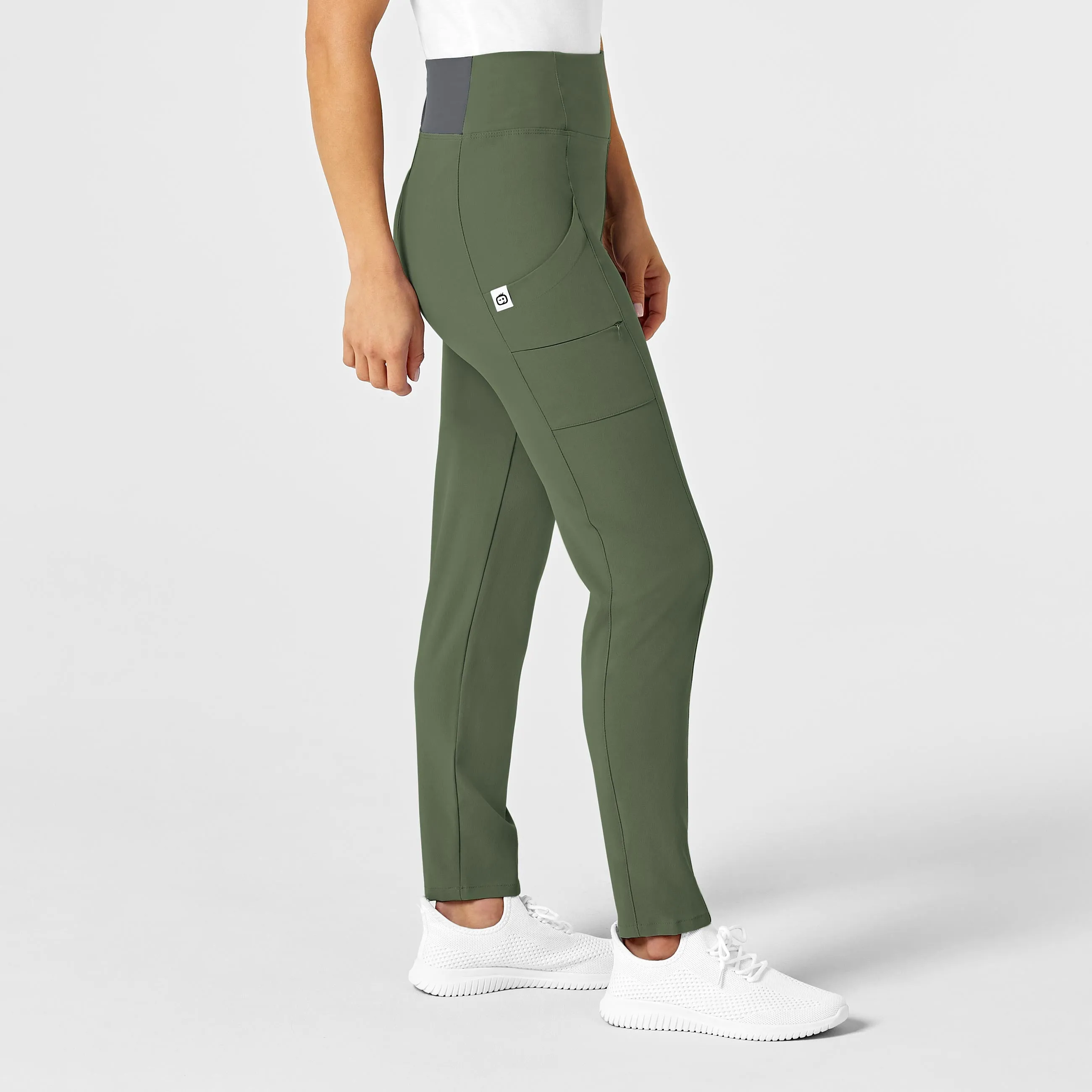 RENEW Women's High Waist Power Pant - Olive