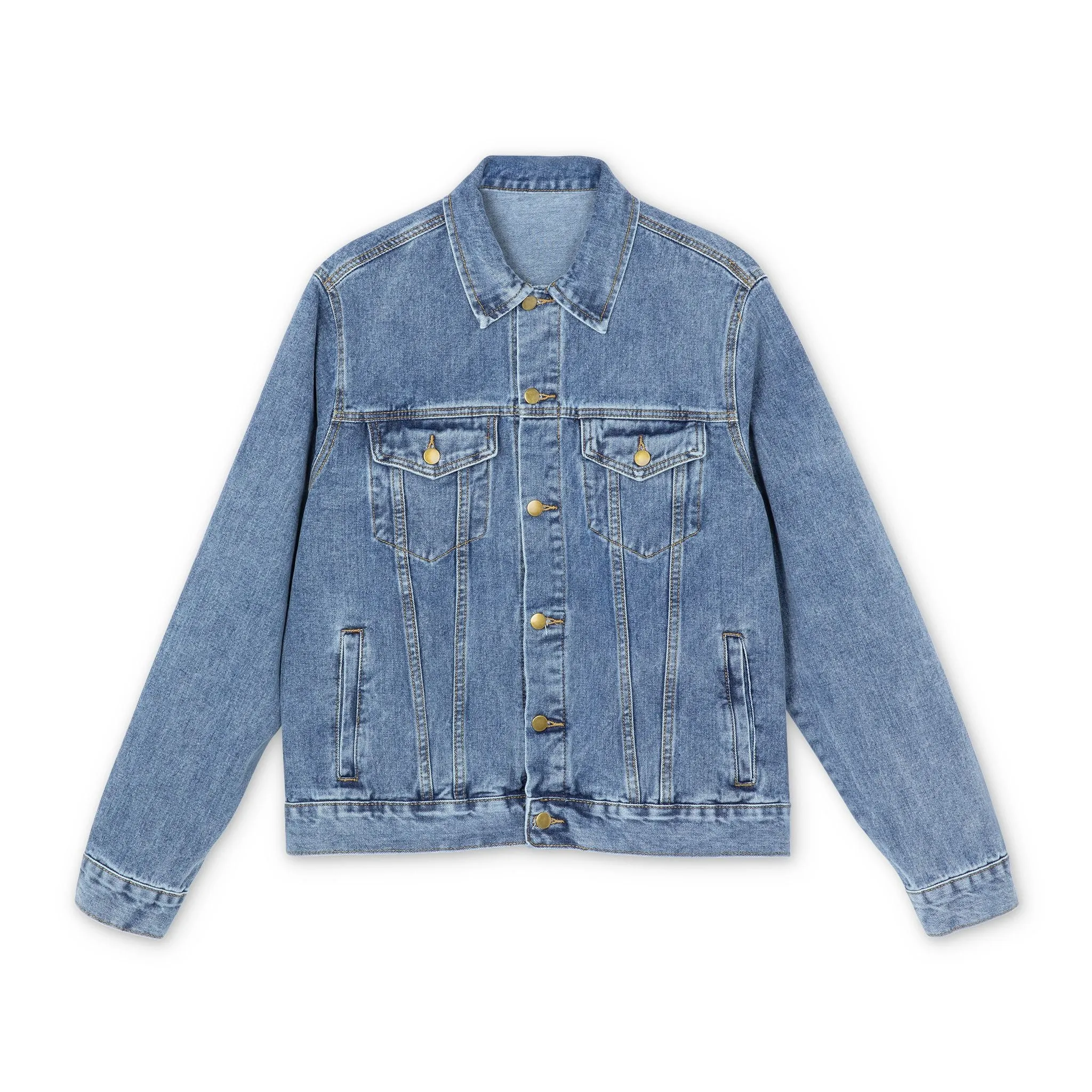 Retro Horizon Denim Jacket