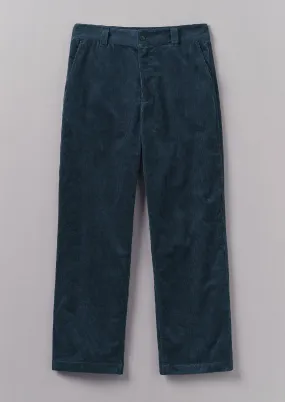 Rory Organic Cord Pants | Dusty Navy