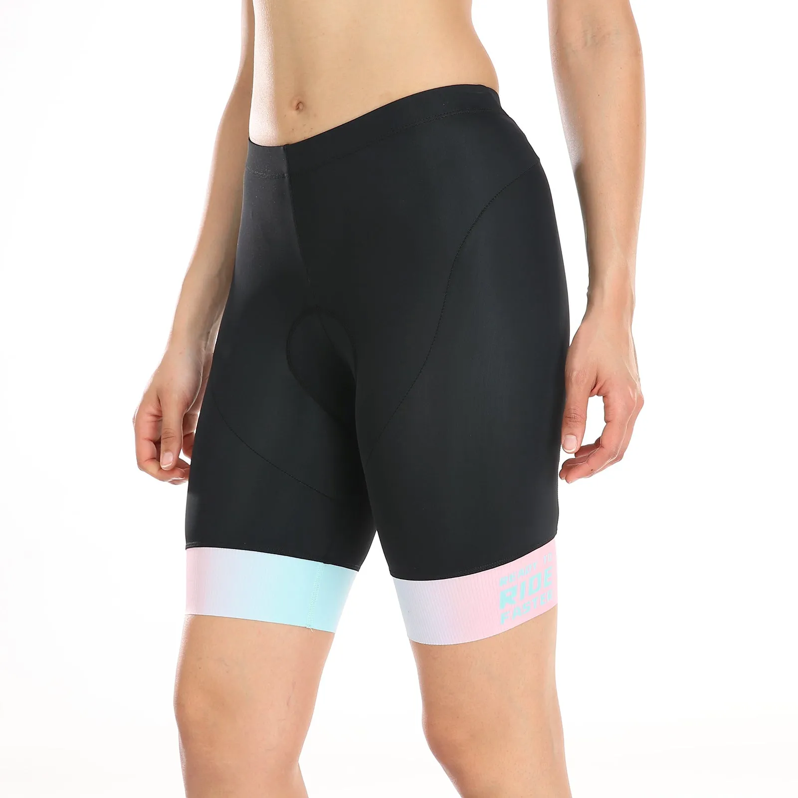 Santic Cloud Fan  Womens Cycling Shorts Padded Pink