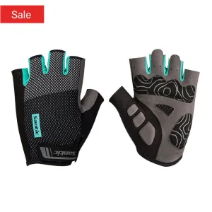 Santic Victor Men Cycling Gloves Half Finger – Blue