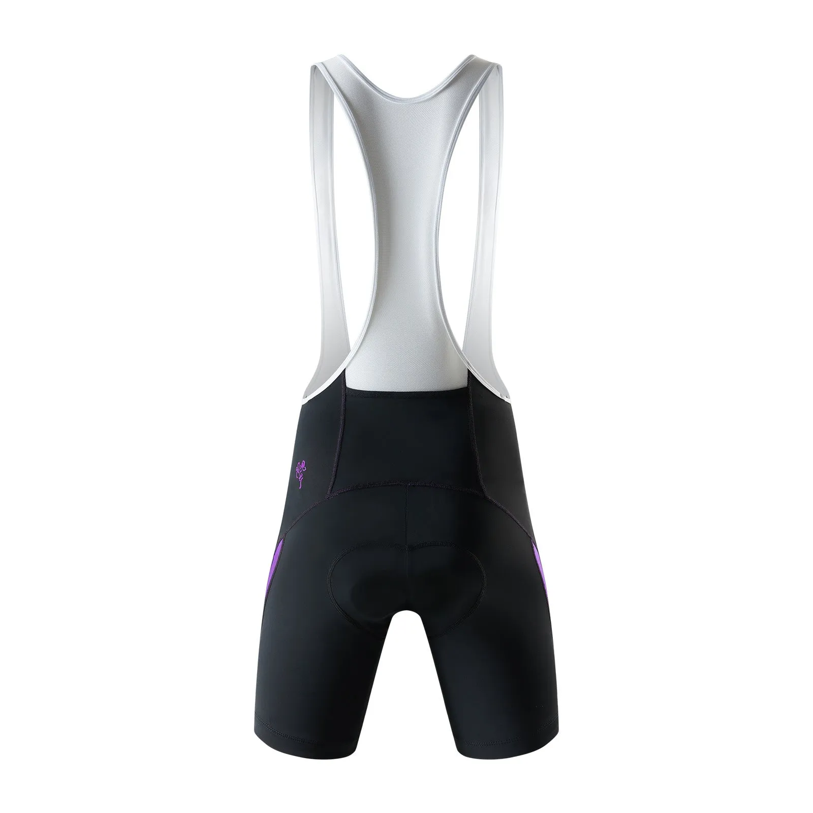 Santic  Women's Cycling Bib Shorts 4D Padded Bicycle Tights Purple