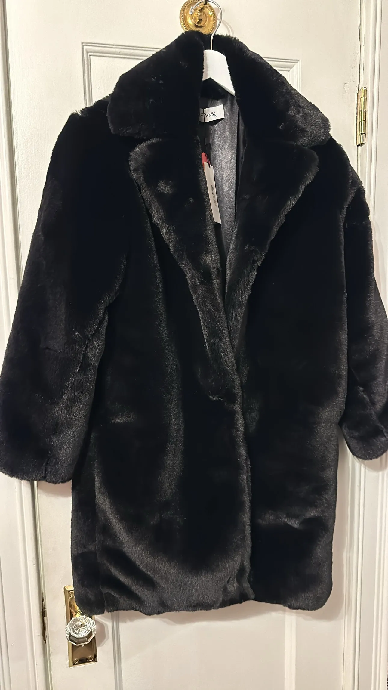 Short Faux Fur Classic Coat