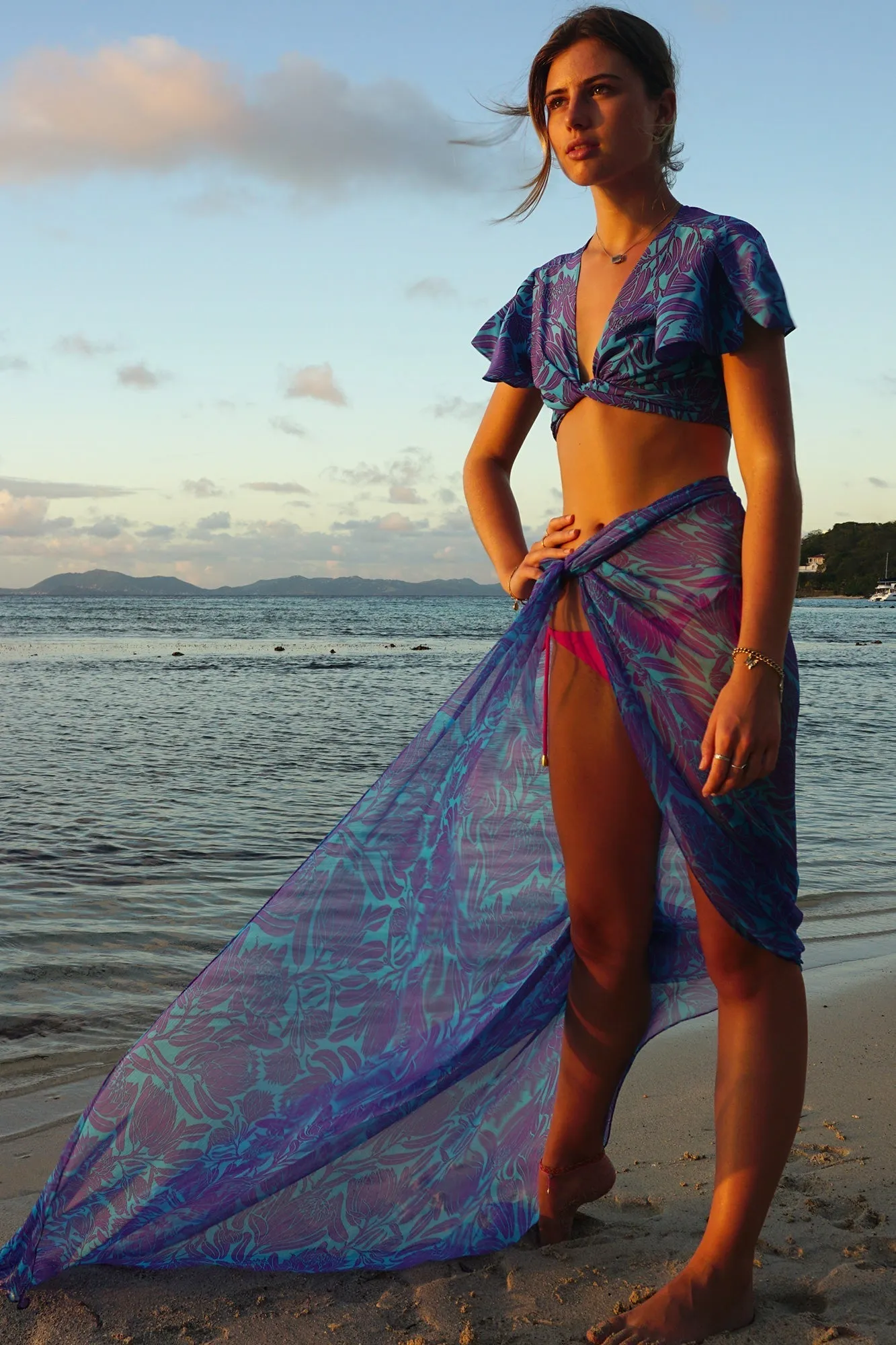 Silk Chiffon Sarong PROTEA