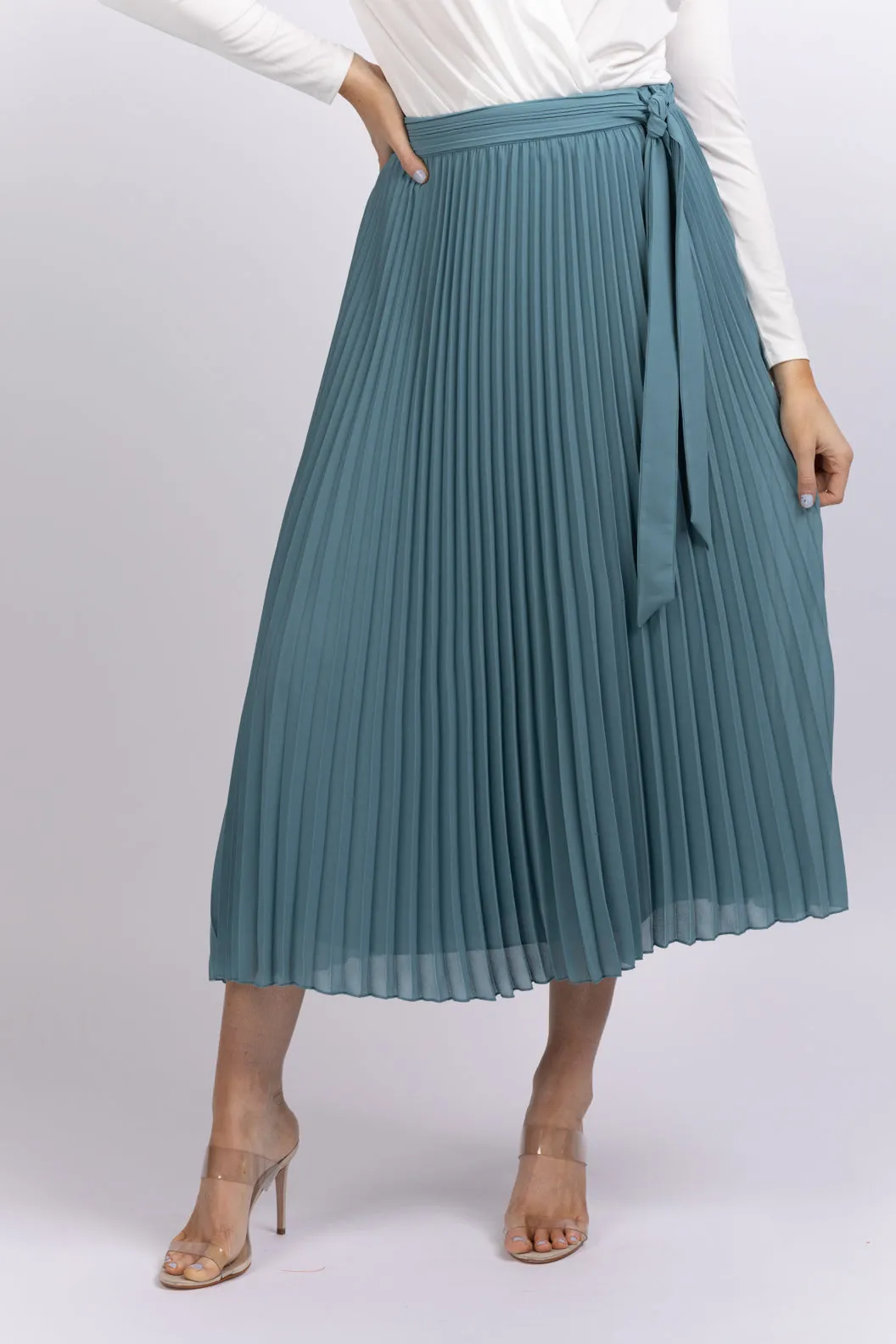 Simkhai Atiana Skirt in Celeste Blue