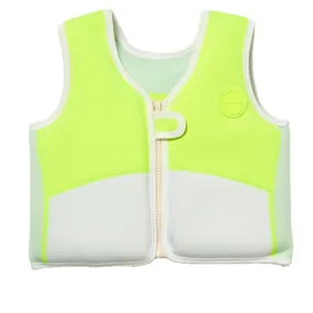 SunnyLife Float Vest Shark Tribe Blue Neon Citrus