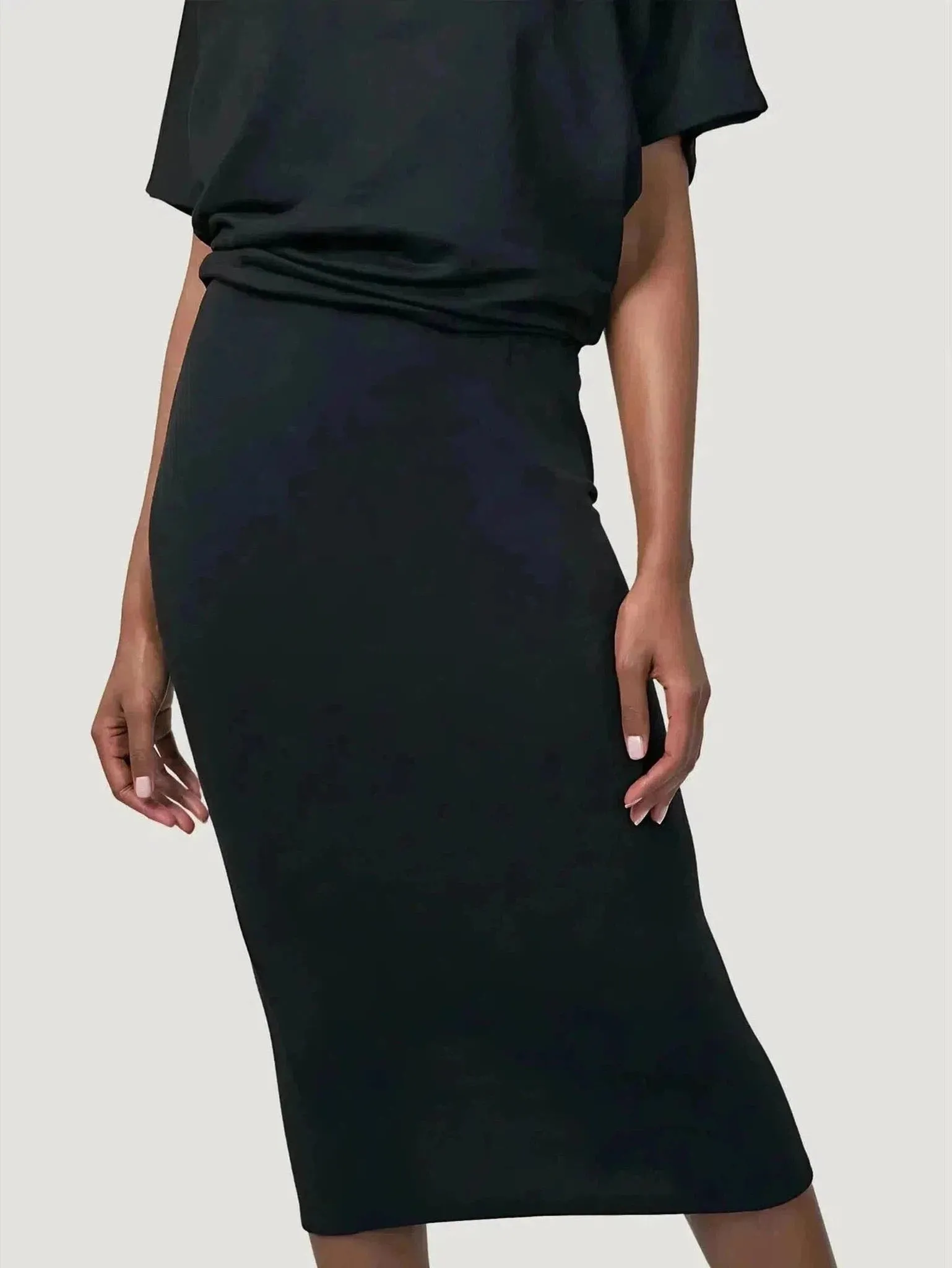 Taylor Jay Collection Plus Size Midi Skirt