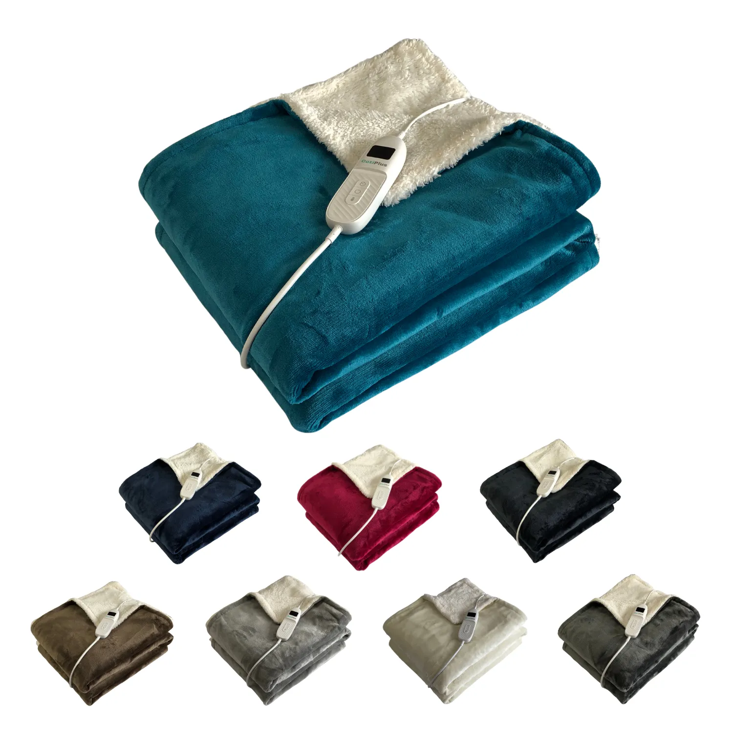 Teal Electric Heated Throw