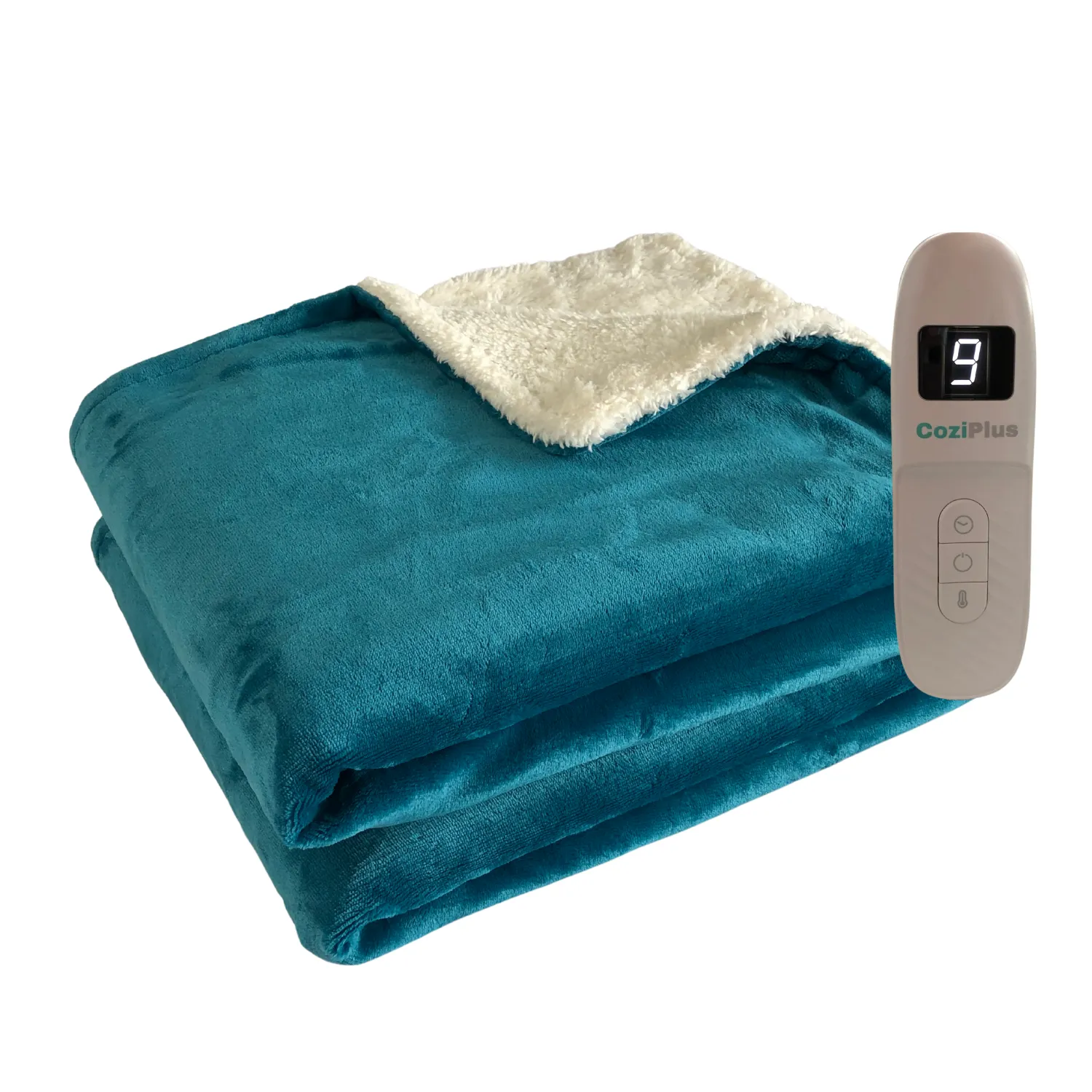 Teal Electric Heated Throw