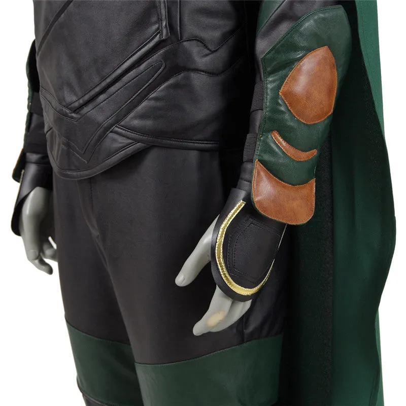 Thor 3 Ragnarok Loki Outfit Halloween Cosplay Costumes Cloak Adults ACcosplay