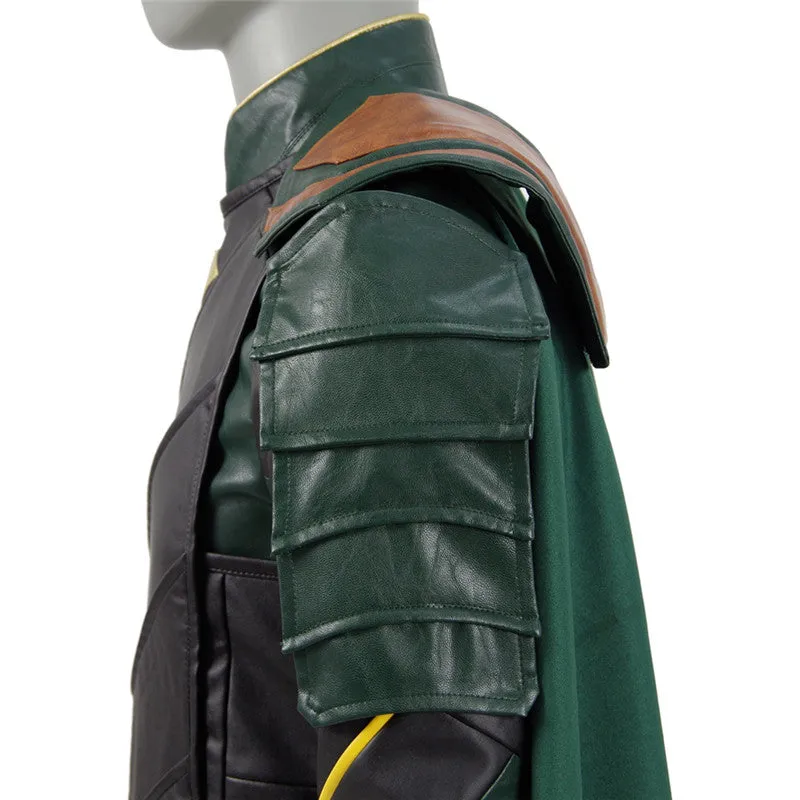 Thor 3 Ragnarok Loki Outfit Halloween Cosplay Costumes Cloak Adults ACcosplay