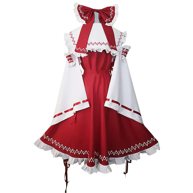 Touhou Project Reimu Hakurei Cosplay Costume