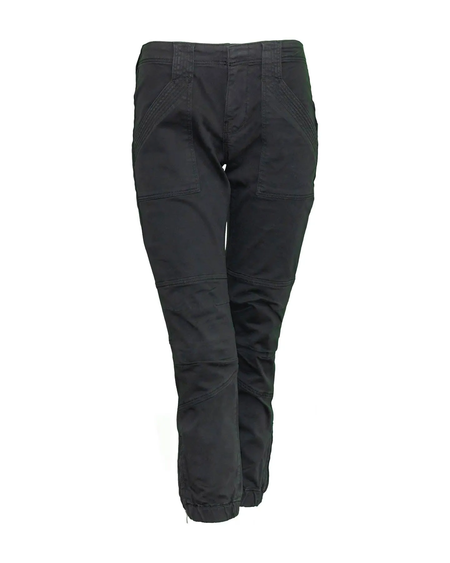 Trapunto Moto Pants