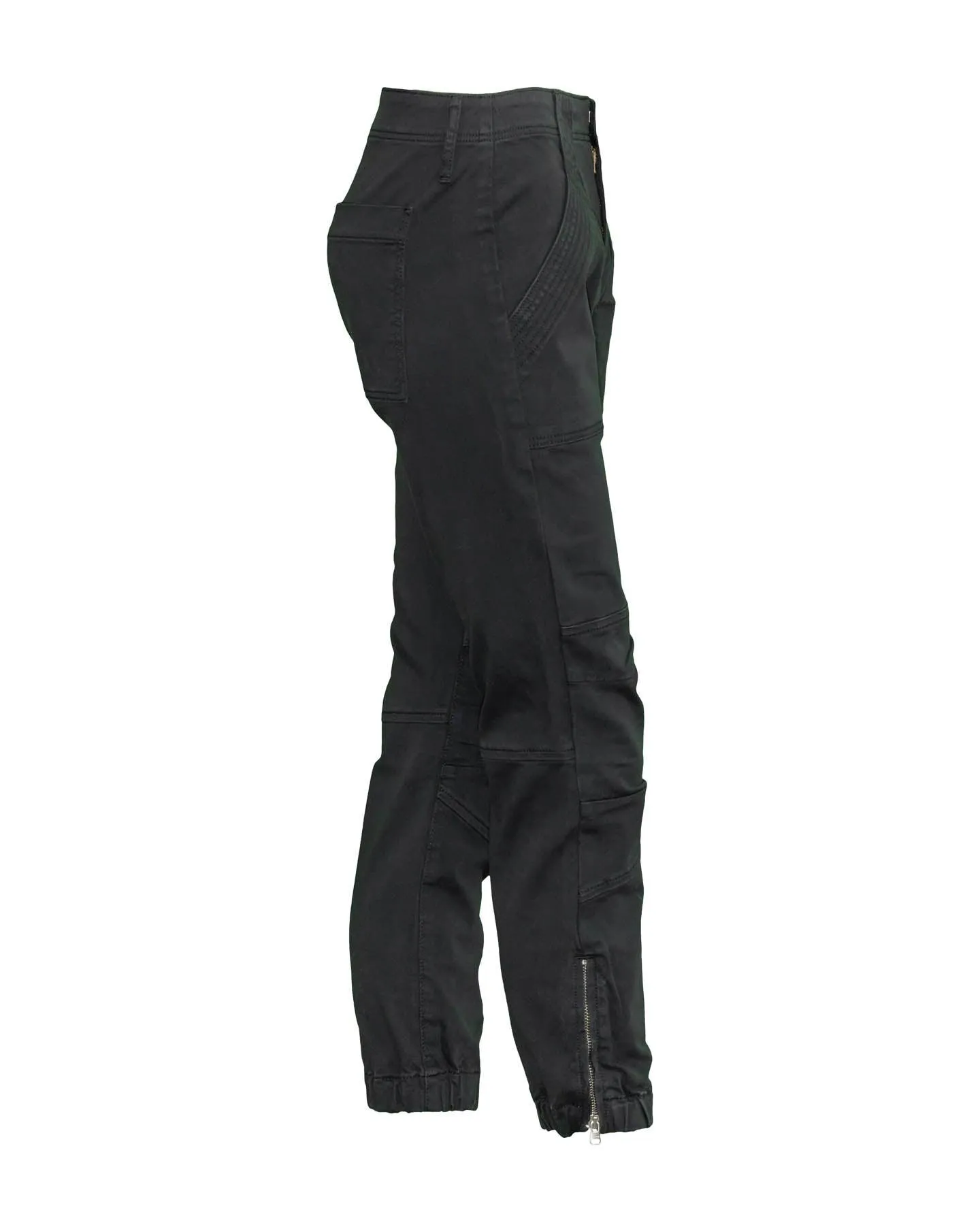 Trapunto Moto Pants