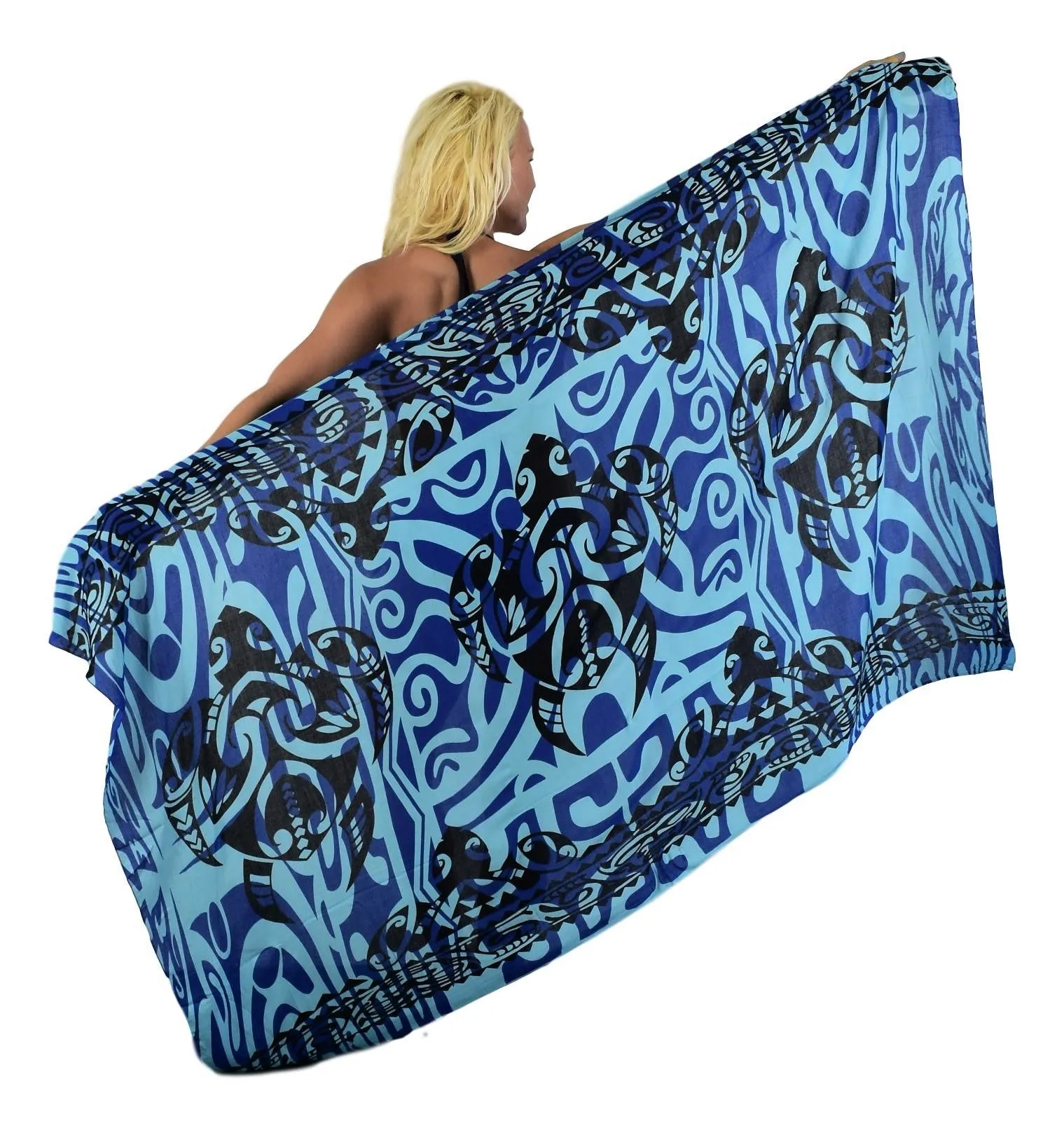 Turtle Sarong | Blue Sarong | Sarong Cover up | Pareo