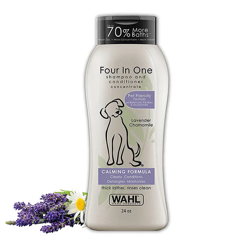 Wahl Four in One Lavender Chamomile, Dog Shampoo and Conditioner