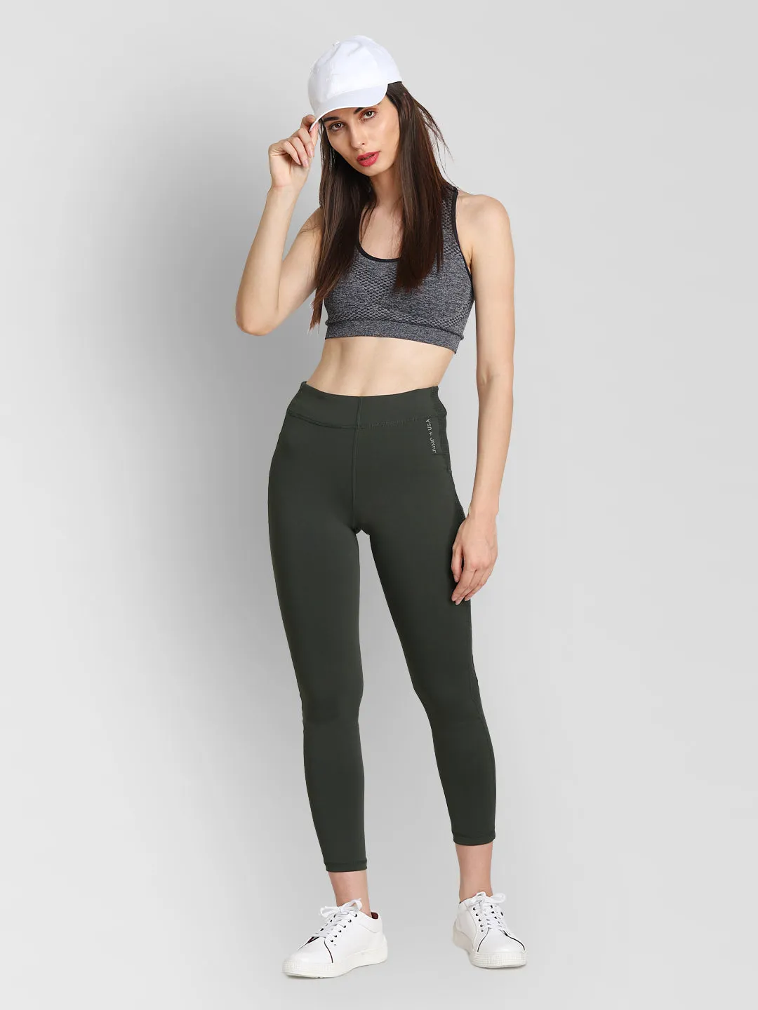 Women Charcoal Sport Tights