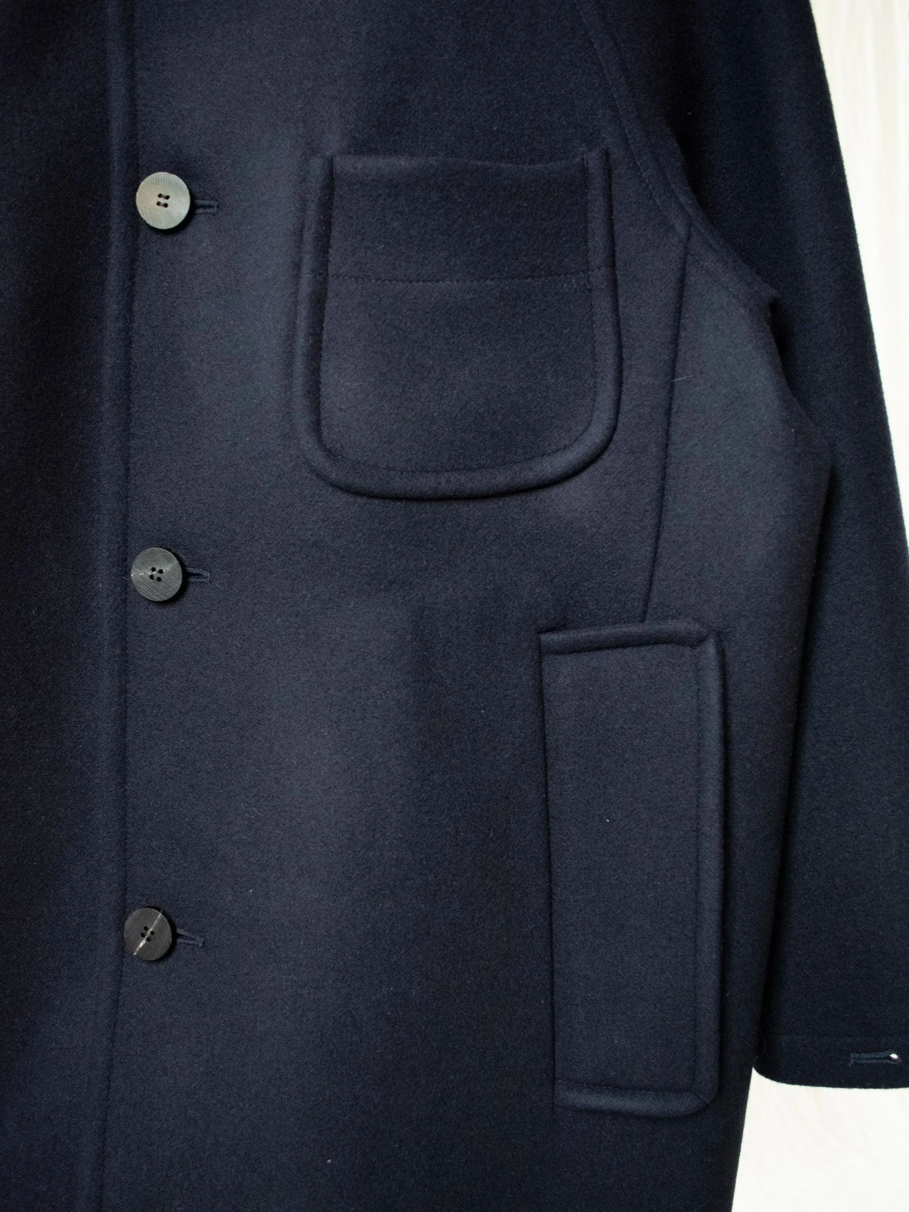 Wool Cashmere Heavy Melton Coat