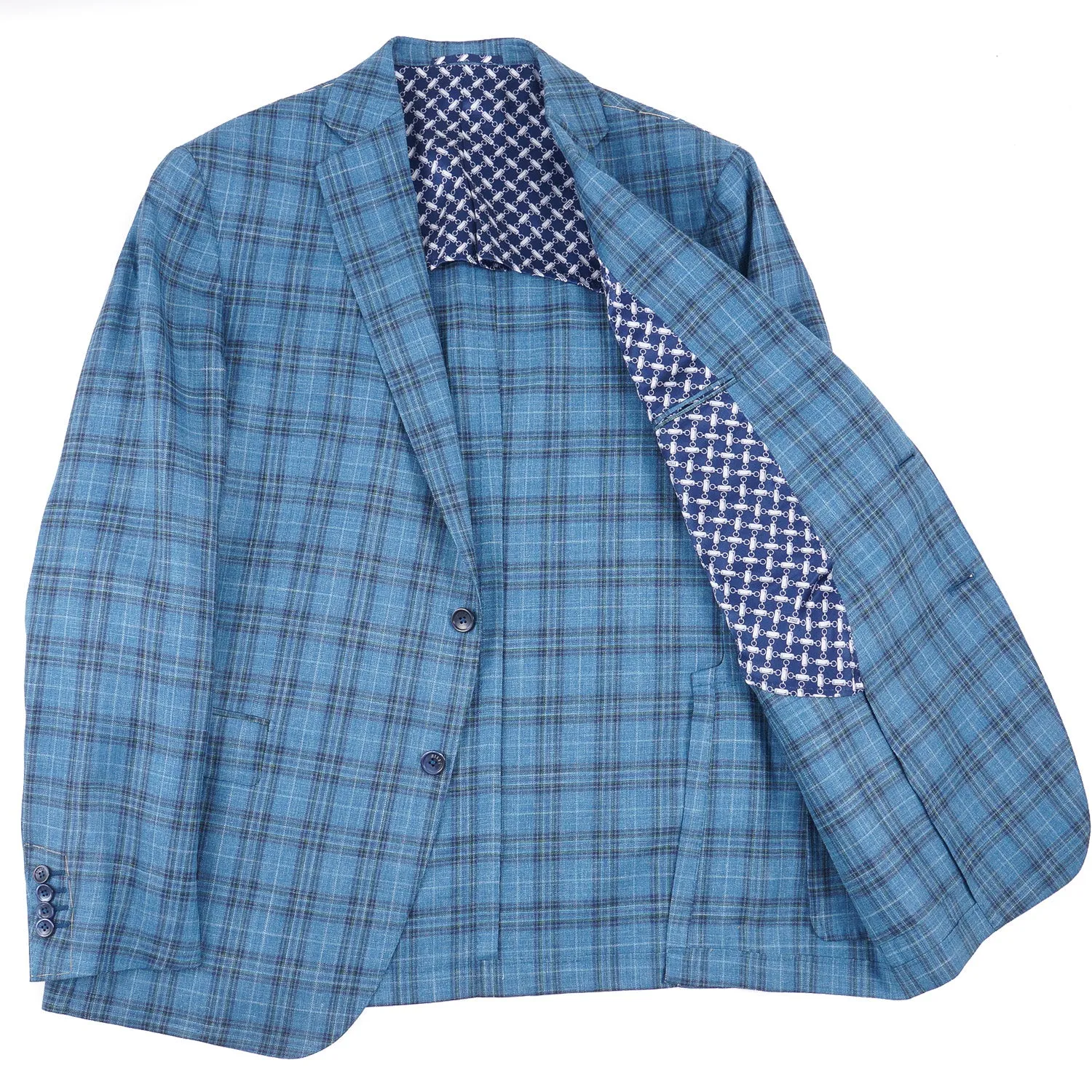 Zilli Wool Silk and Linen Sport Coat